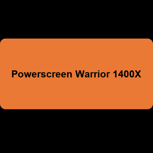 Powerscreen Warrior 1400X